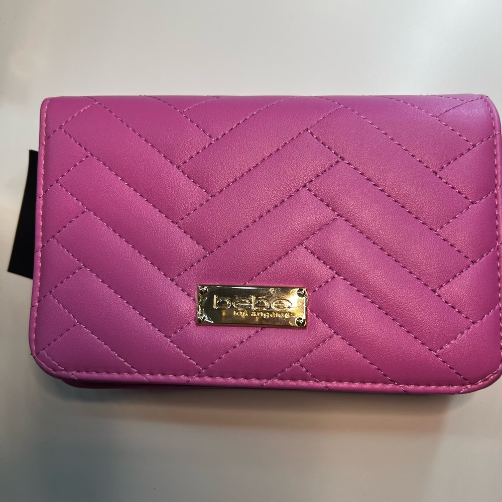 Bebe Pink Quilted Women's Bag